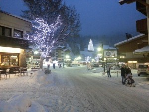 Chirstmas eve in Madonna di campiglio