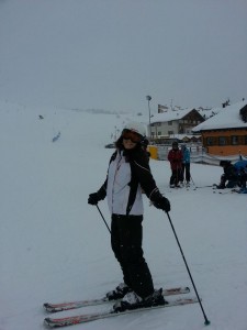 Me skiing in Passo Tonale