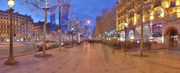 Champs Elysees Paris Wikimedia Commons