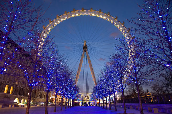 London Eye Twilight April 2006