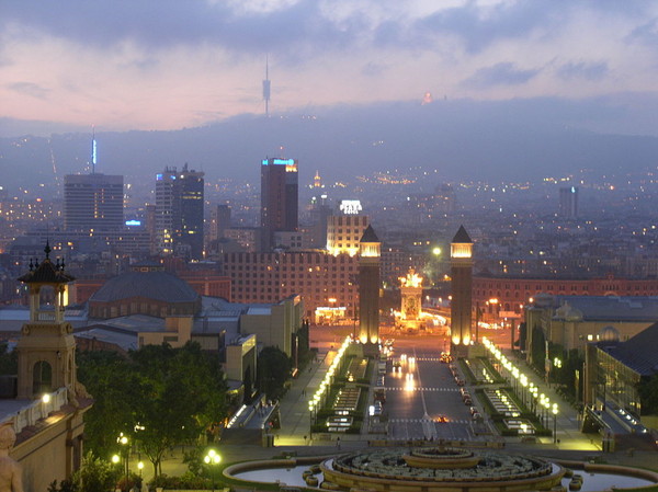 Montjuic Placa Espanya Barcelona