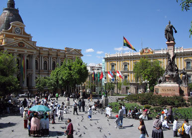 LaPaz Plaza Pedro Di Murillo 10.2004