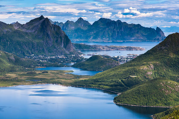 Surfing Lofoten Islands, Norway