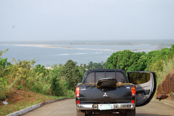 Surfing in Liberia, Africa